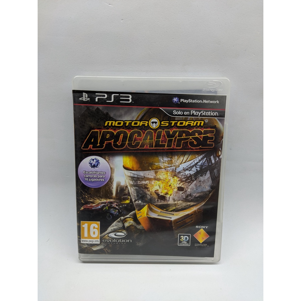 Jogo motor storm apocalypse ps3 europeu - arte exclusiva | Shopee Brasil