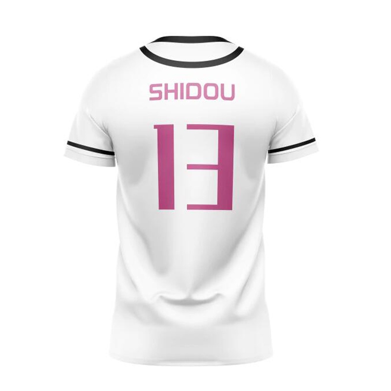 Camiseta Unissex Blue Lock Anime Jersey-Japão U20 Gao Jiahui