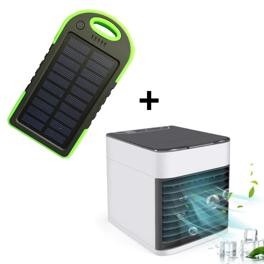 Bateria Externa Solar Led Powerbank Celular 9000mah + Envio