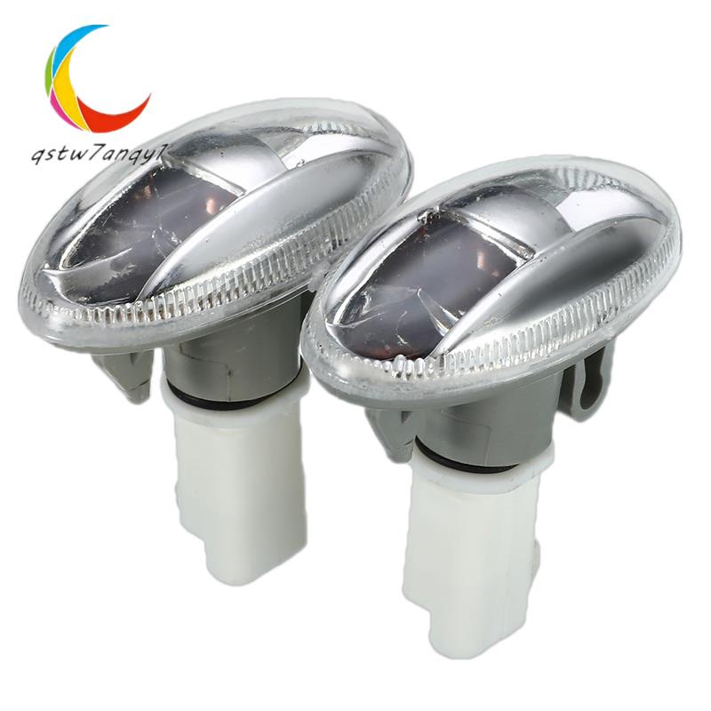 2Pcs Indicador Luminoso De Direção Lateral Do Carro Para Peugeot 108 107 407 206 6325G3 Citreon C1 C2 C3 Picasso