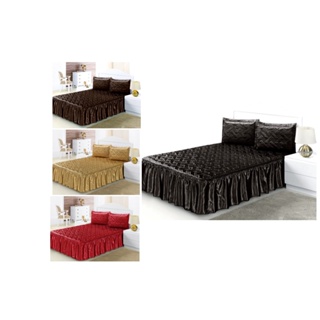 Kit Colcha Cobre Leito Casal Riviera 03 Pecas Cetim