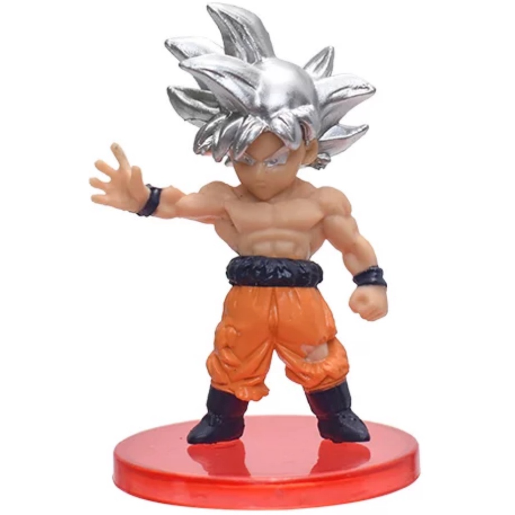 Goku Instinto Superior 6,5cm Boneco Miniatura Action Figure Dragon