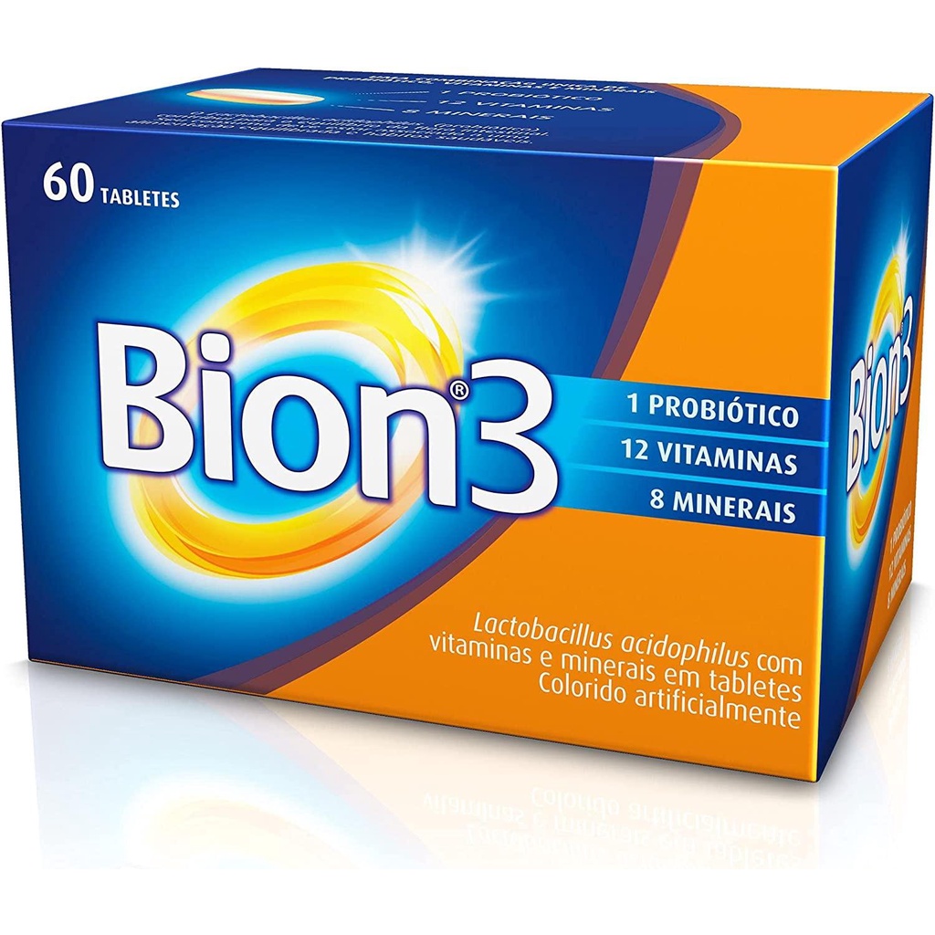 Multivitamínico com Probiótico Bion3 60 Tabletes | Shopee Brasil