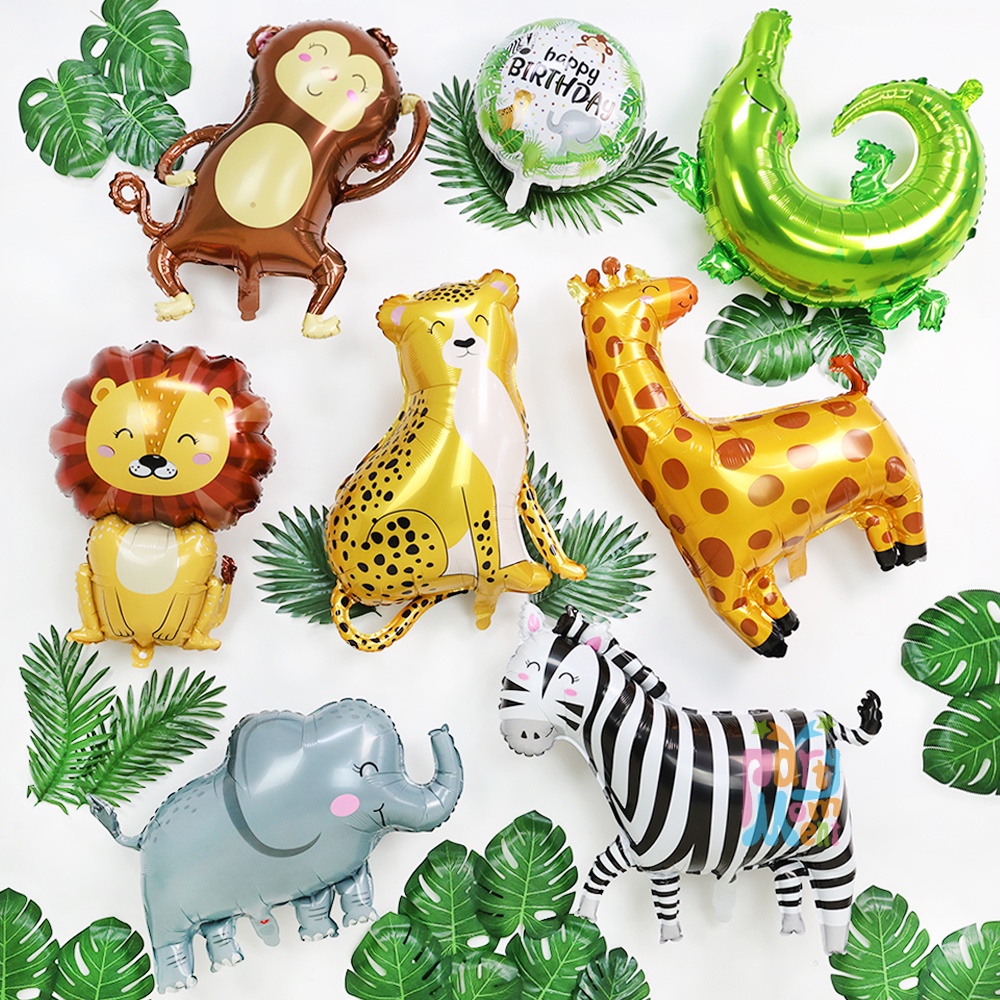 STOBOK 10Pcs Panda Urso Balões Dos Desenhos Animados Rodada Cabeça de  Animal Balão Safari Na Selva Animal Balão Parede Fundo Prop para para O  Aniversário Bebê Chuveiro Partido