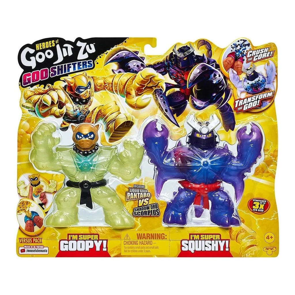 Brinquedo Heroes Of Goo Jit Zu Pack Com 2 Scorpius e Pantaro 3362 ...