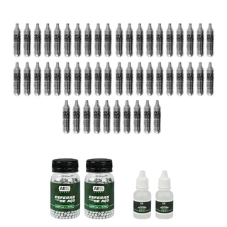 Básico Atirador Ar15 Sport 02: Co2 + Esfera + Óleo