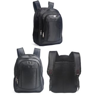 Mochila Para Notebook Masculina Multicompartimentos e Multifuncional de Grande Capacidade em Preto