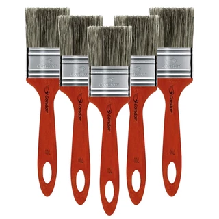 Kit 5 Pinceis Trincha Pintura Parede 700 2 Polegadas Condor