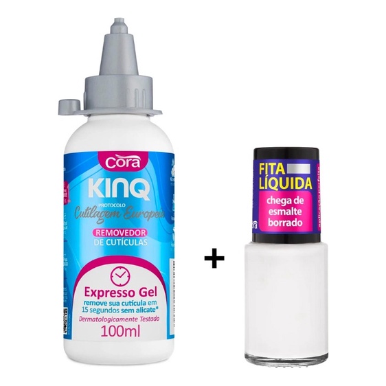 Kinq Removedor De Cuticulas + Fita Liquida - Cora | Shopee Brasil