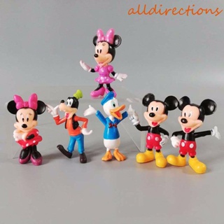 ALLDIRECTIONS Mickey Mouse Cartoon Figuras Em PVC Decorações De Bolo Anime Doll Toys Figura De Ação