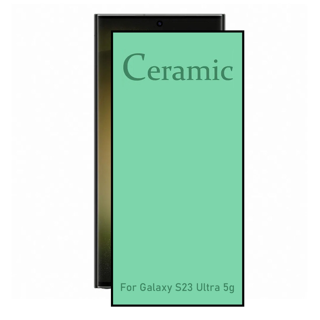 Película 9D Cerâmica Flexível Para Galaxy S23 Ultra 5g