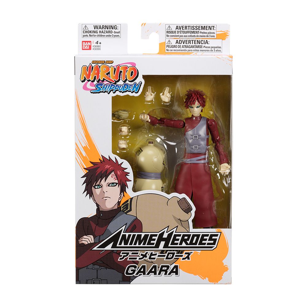 Boneco Articulado Gaara - Naruto Shippuden - Anime Heroes - Bandai ...