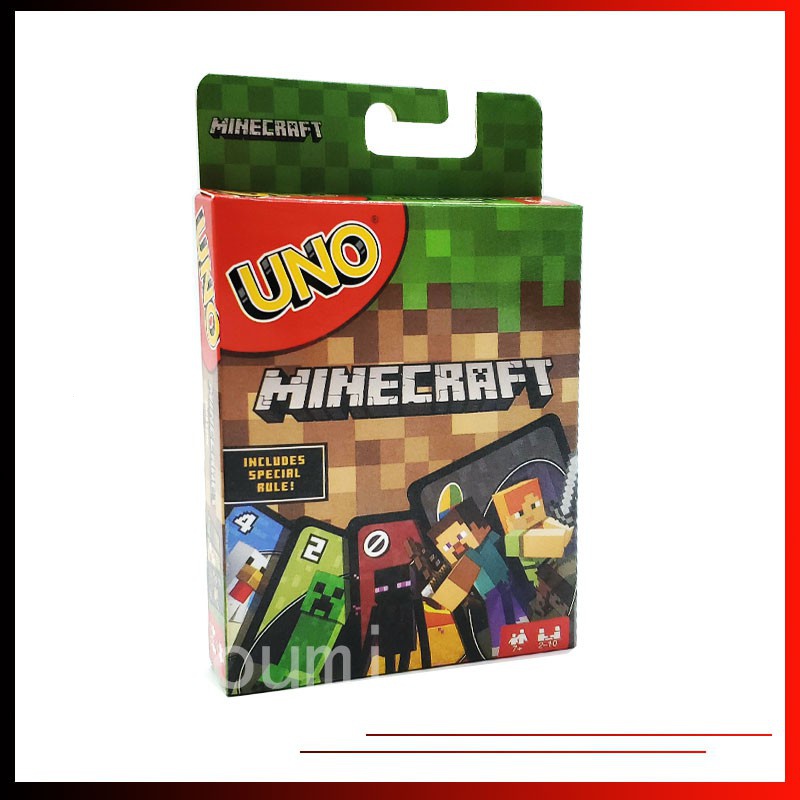 Jogo de Cartão Minecraft da UNO NOVO!! ENVIO GRATUITO