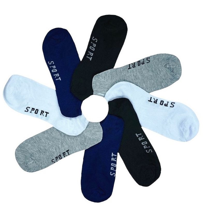 KIT 6 PARES de Meia Soquete Cano Curto LISA 40-46 WZ13