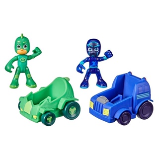 PJ Masks Boneco com Veículo Lagartixo vs Ninja - Hasbro