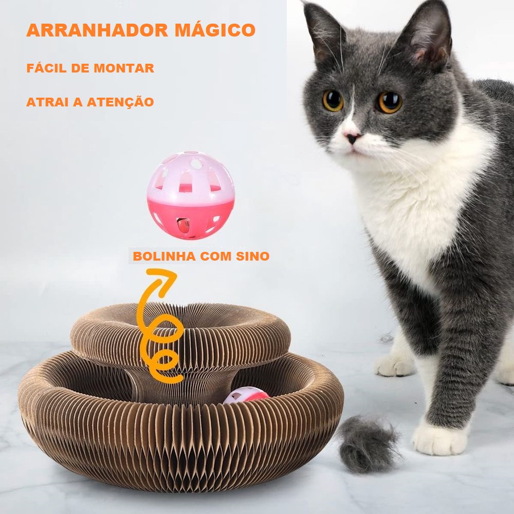 Imagem do Produto Interativo Para Gato Arranhar Tábua Mágica Pet 3