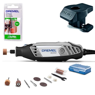 Micro Retífica 3000 com Afiador A576 e Ponta para Afiar 932 DREMEL