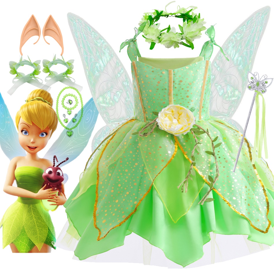fada para meninas, Fantasia infantil para concursos, vestidos fada elfo  para festa aniversário princesa, para cosplay Famure