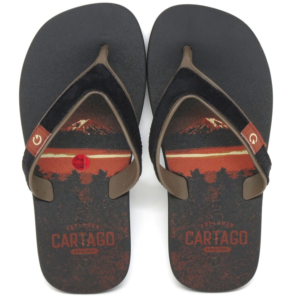 Ciabatte da dito Uomo Cartagine Dakar Plus, nero, grigio, 43 EU
