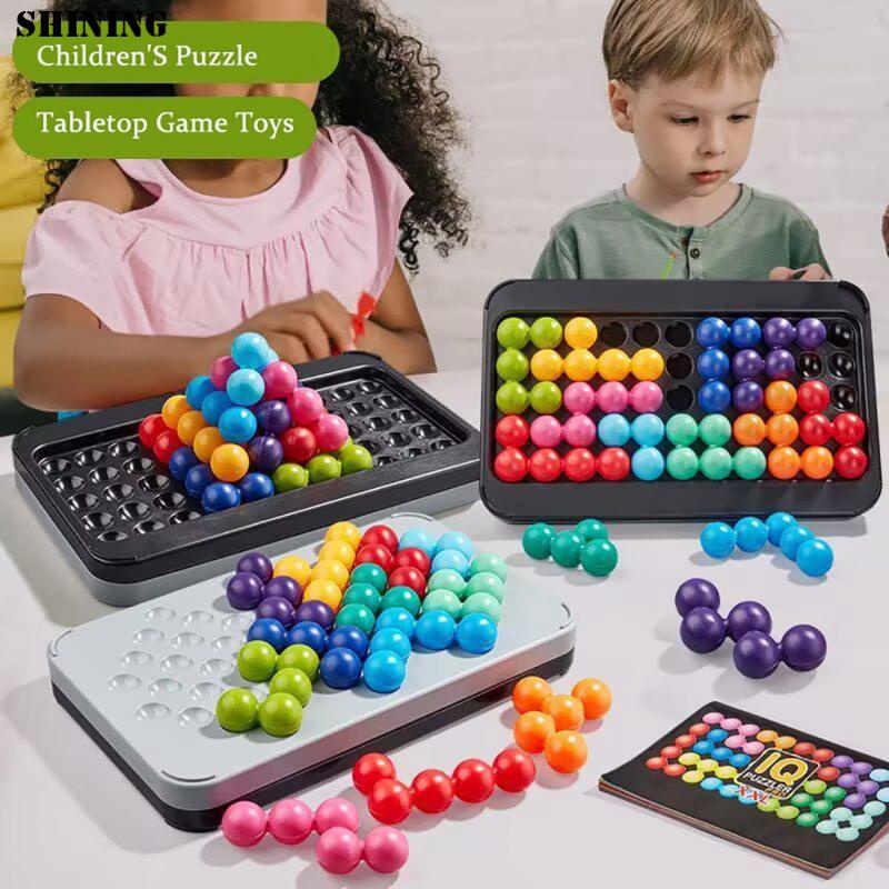 Jogo Educativo Pirâmide para Crianças, pérola inteligente, quebra-cabeça,  brinquedo com bolas coloridas, quebra-cabeça envolvente, desafios,  brinquedos, 1 conjunto - AliExpress