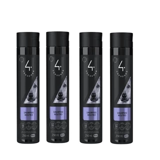 Kit 4 Shampoo Neutro para Cães 250ml Ibasa