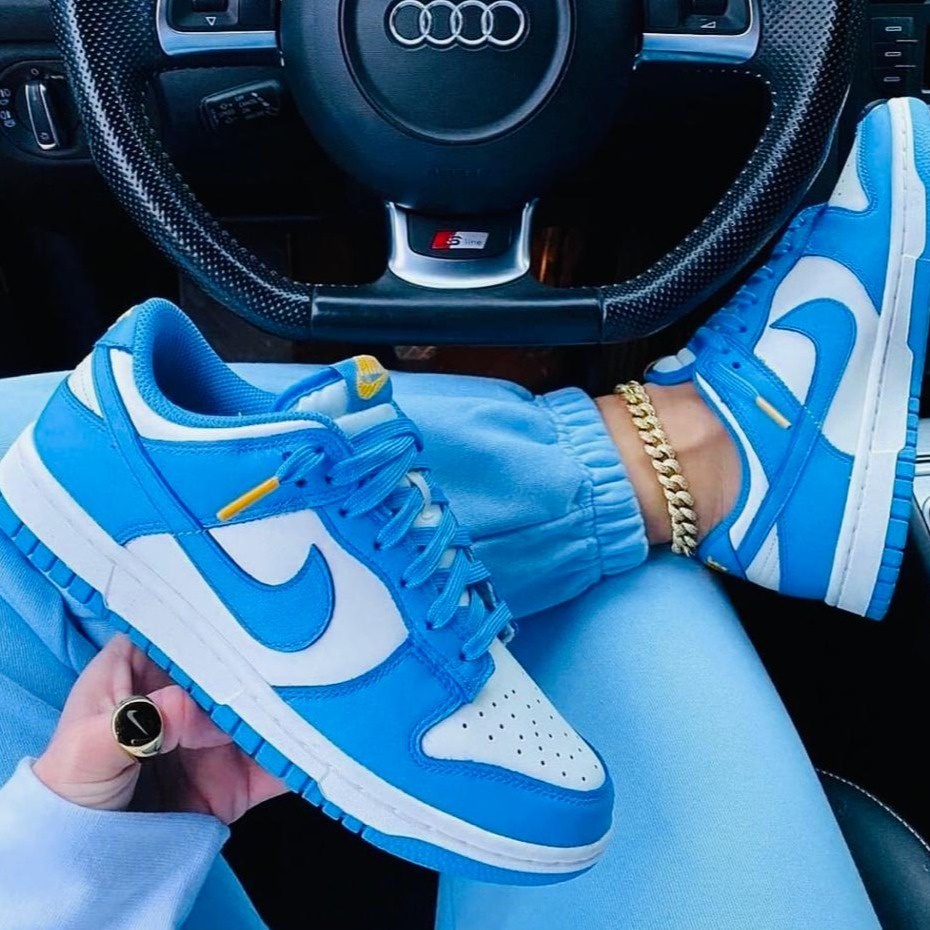 tenis níke sb dunk low feminino masculino university blue super oferta !