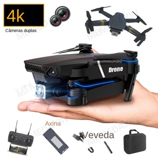 Drone E88 Pro Quadricóptero RC, portátil, dobrável, wi-fi, com câmera HD, 4K, siga o modo de retenção de altitude