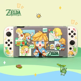 Nintendo Switch OLED Capa Protetora Zelda Dura Fosca Macia