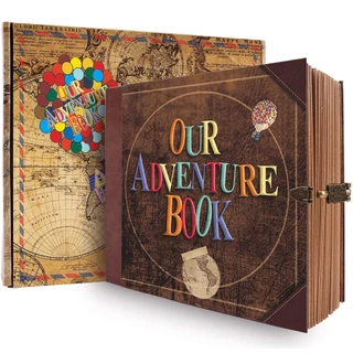 146 Página Nosso Álbum De Recortes De Livros De Aventuras Fotos Retro Estilo Capa De Carta Em Relevo DIY Aniversário De Casamento Feito À Mão Presente De Memória