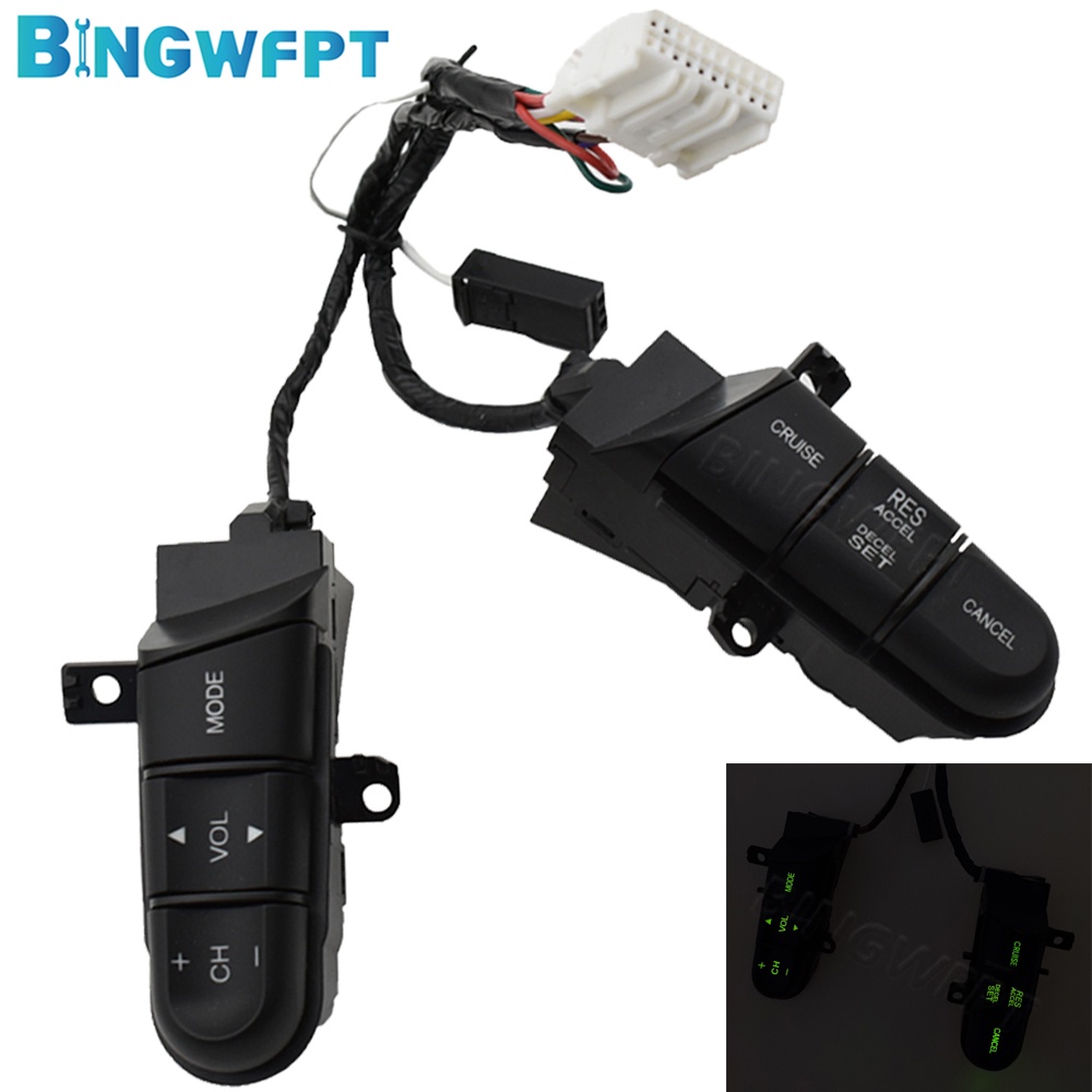 Para Honda 08-13 Fit 09-14 City 06-11 Civic 36770-SNA-A12 Duas Opções De Retroiluminação Botões De Boa Qualidade Interruptores De Volante