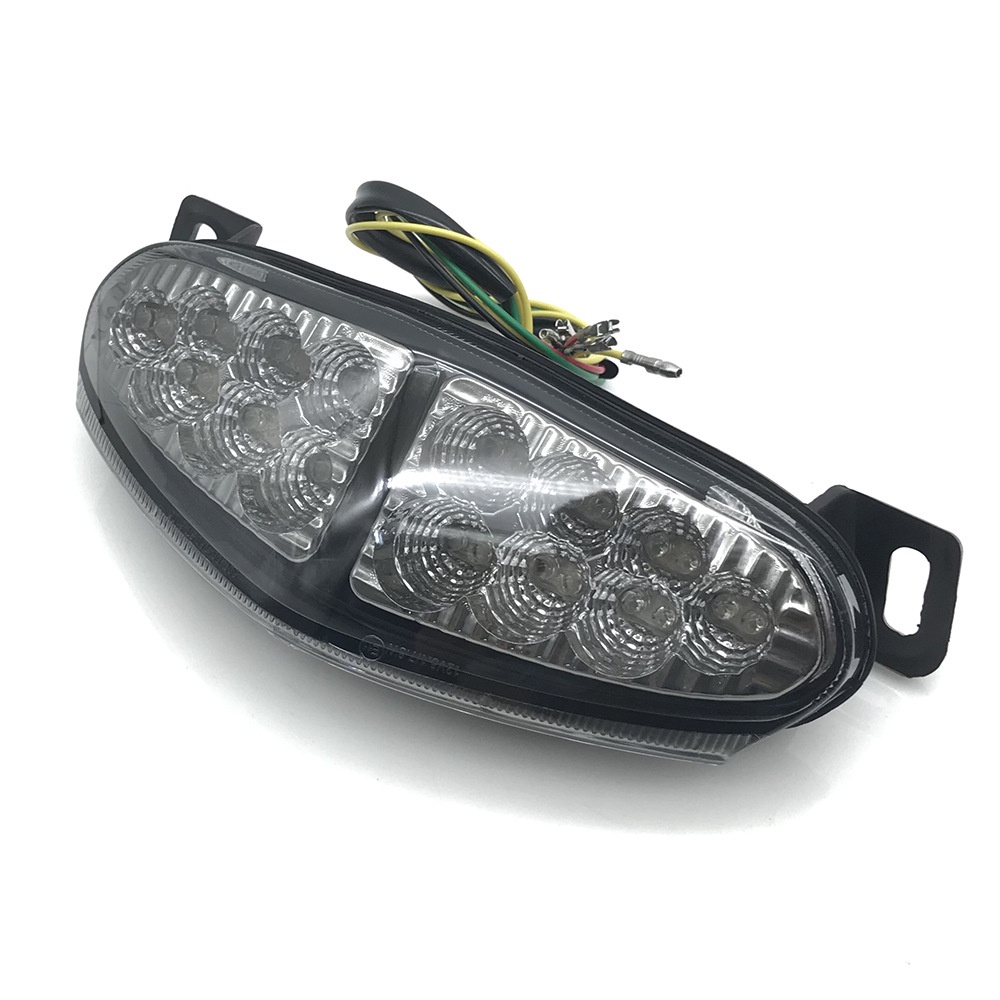 Adequado para Kawasaki ER6N /ER6F /650R 09-11 Luz de freio traseira traseira modificada com sinal de volta