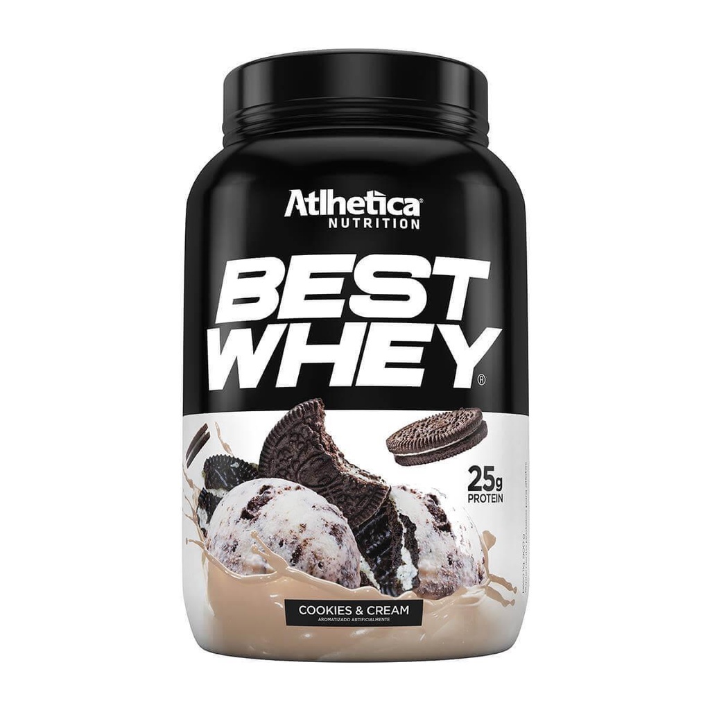 Best Whey (900G) – Cookies & Cream – Atlhetica Nutrition