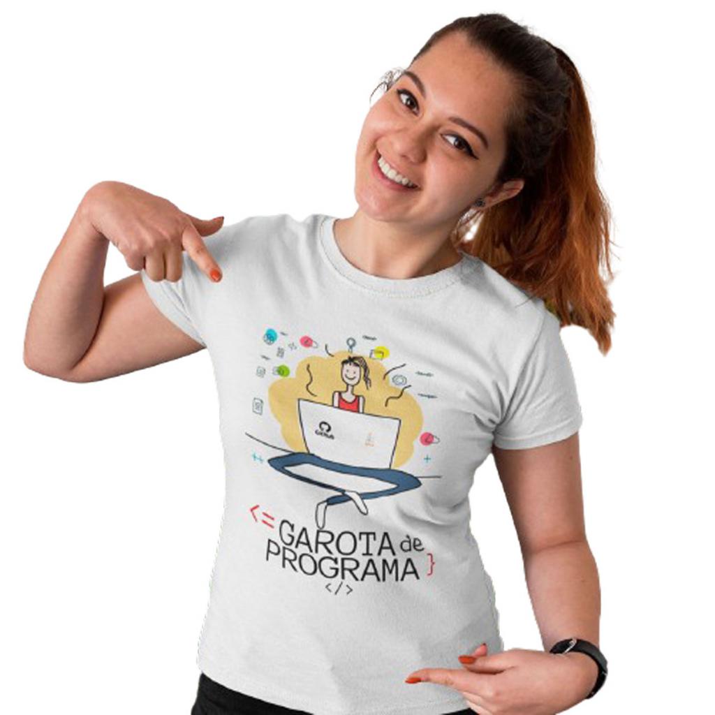 Camiseta Garota de Programa Programação | Shopee Brasil