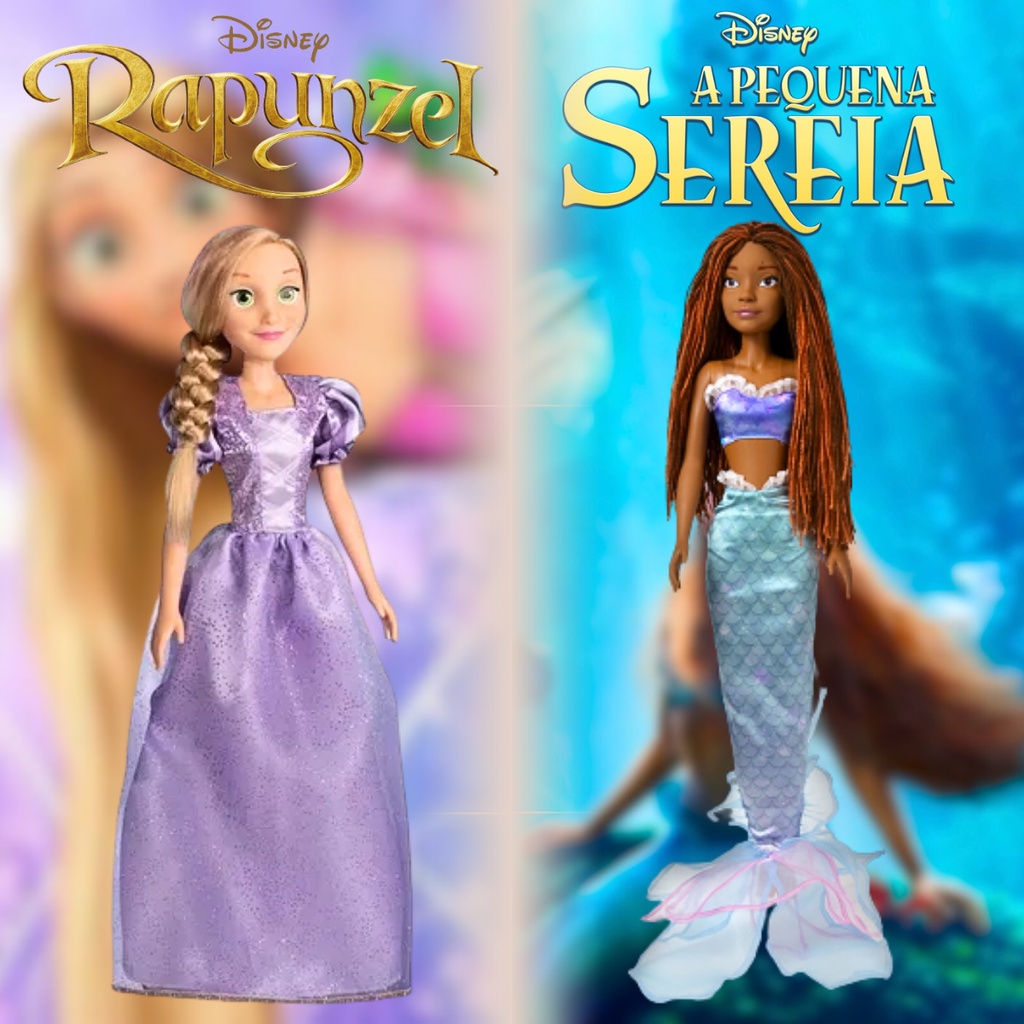 Boneca - Disney - Princesas - A Pequena Sereia - Ariel - Novabrink