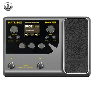 Sonicake Matribox 140 Processador De Guitarra/Bases/Multiefeitos Acústicos Embutido Com pedal De Expressão Looper Modelagem AMP QME-50