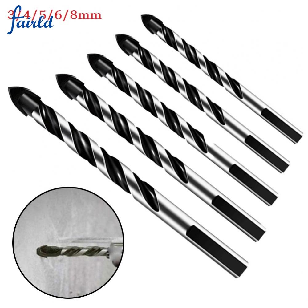 5Pcs Brocas Triangulares De Carboneto De Tungstênio Para Vidro De Porcelana 3mm-8mm