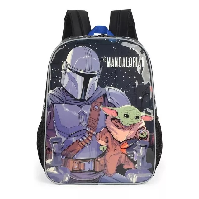 Mochila Luxcel Escolar G Star Wars The Mandalorian | Shopee Brasil