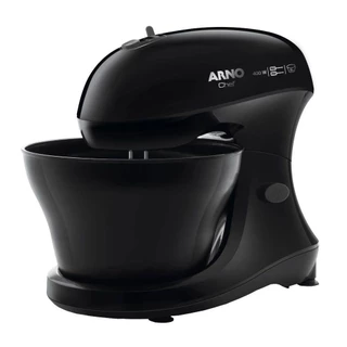 Batedeira Chef 400W 5 Litros Preta SM01 SX3008B Arno