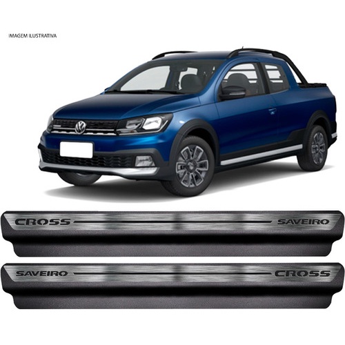 Sobre Grade Volkswagen Saveiro Cross 2014 A 2016 Cromada Aço Inox