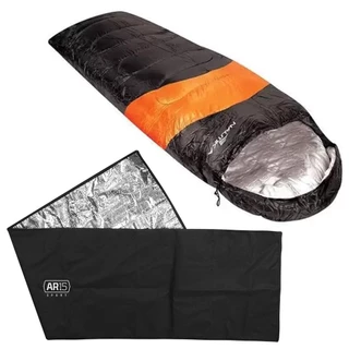 Saco de Dormir Nautika Viper Individual + Isolante Térmico AR15 Sport