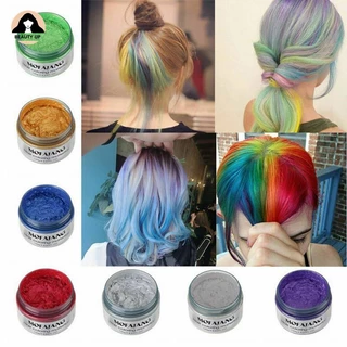 Mofajang Creme De Pintura De Cera Faça Você MesmoCreme De Pintura Coloração Temporária hair color Descolorante pomada colorida