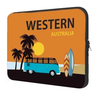 Capa Case Notebook 15,6 Personalizado Surf Western