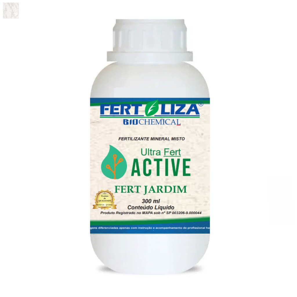 Fertilizante Adubo Fert Active Revigorante P/ Plantas 300ml | Shopee Brasil