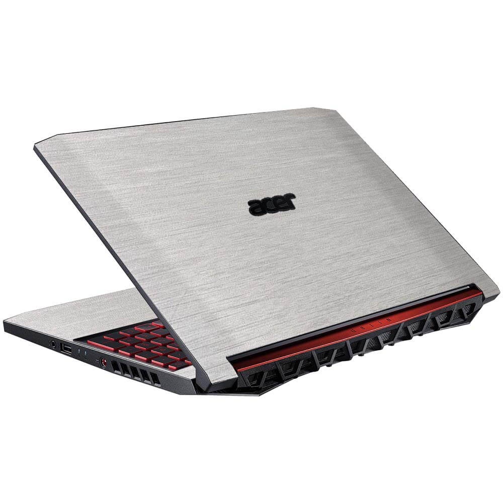 Skin Adesiva p/ Notebook Acer Nitro 5 AN515 - Aço escovado