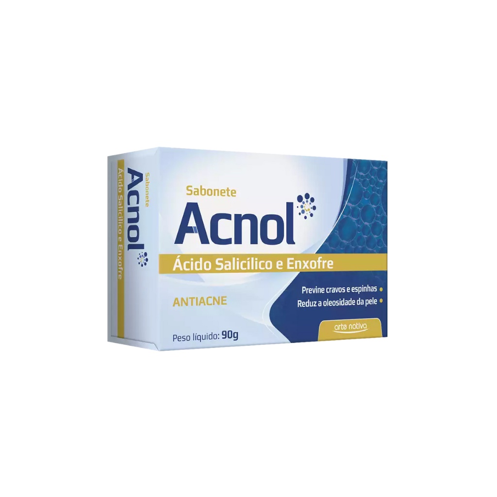 Sabonete Acnol Arte Nativa Combate Acne 90g | Shopee Brasil