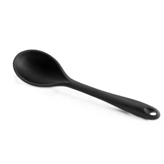 Colher De Silicone Preta Mimo Style