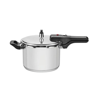 PANELA DE PRESSAO BRAVA 6L ACO INOX COM FUNDO TRIPLO TRAMONTINA 62416220