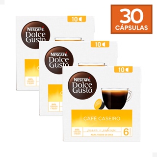 Dolce Gusto Café Caseiro Kit 3 Caixas Com 10 Cápsulas Nescafé