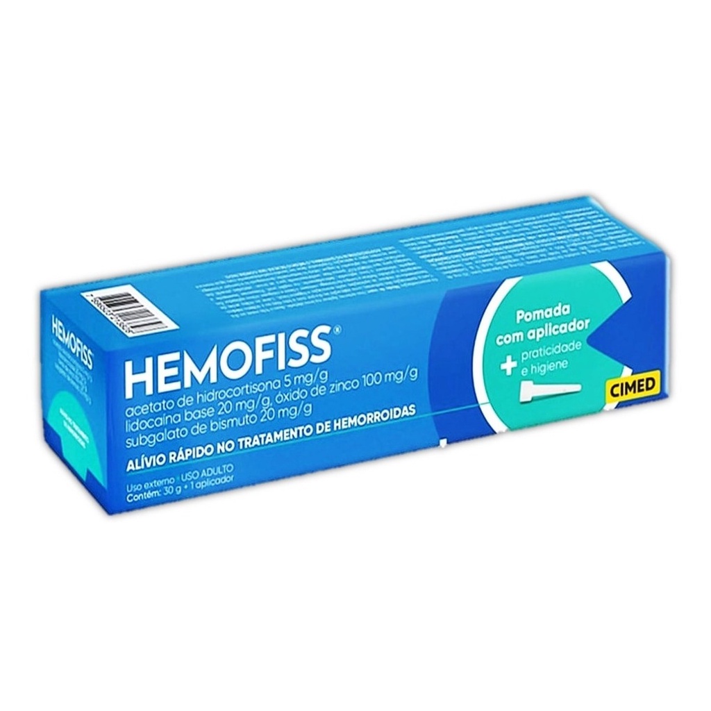 Hemofiss Pomada Com 30g + 1 Aplicador | Shopee Brasil