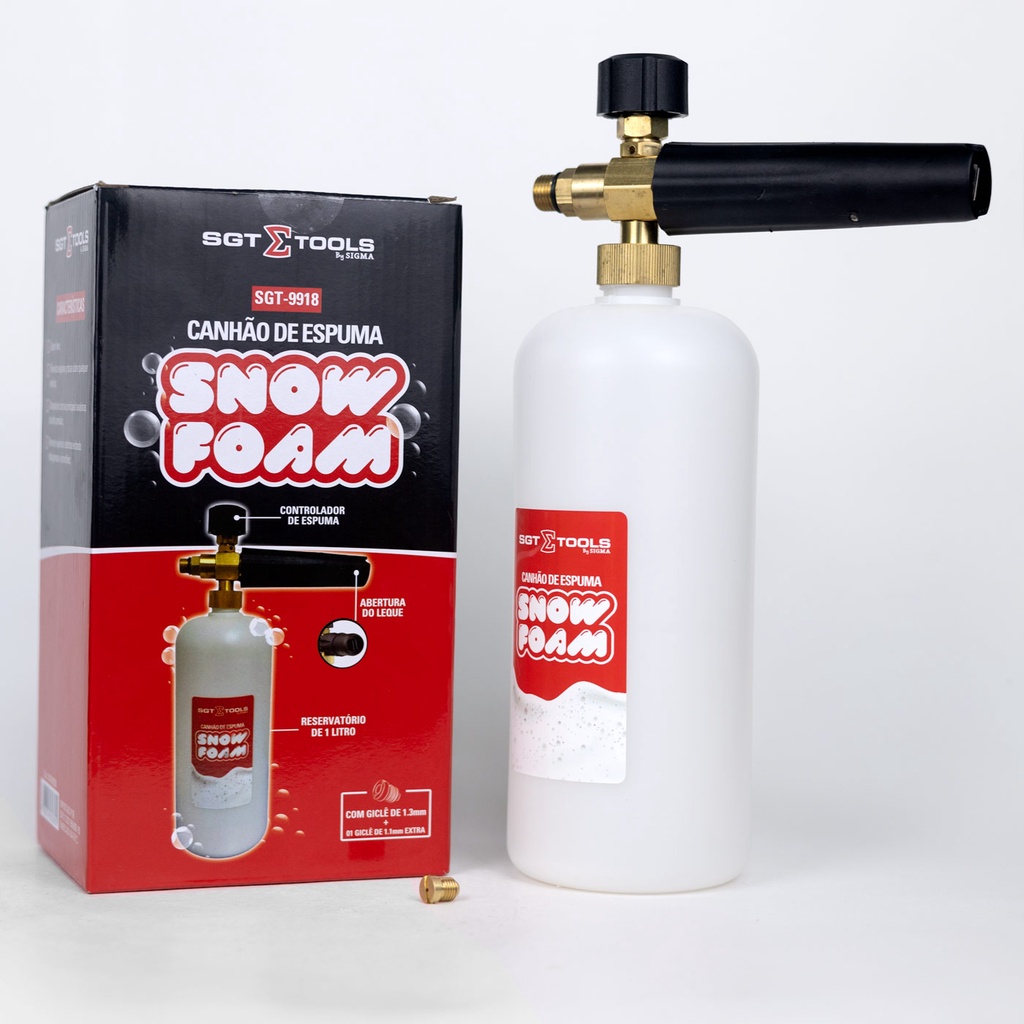 Snow Foam - Canhão de Espuma (Capacidade 1 Litro) Detailer
